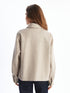LC Waikiki Women's Wool Shirt Jacket